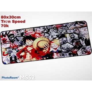 Bàn di, pad chuột, lót chuột onepiec siêu xịn đẹp size 80x30cm