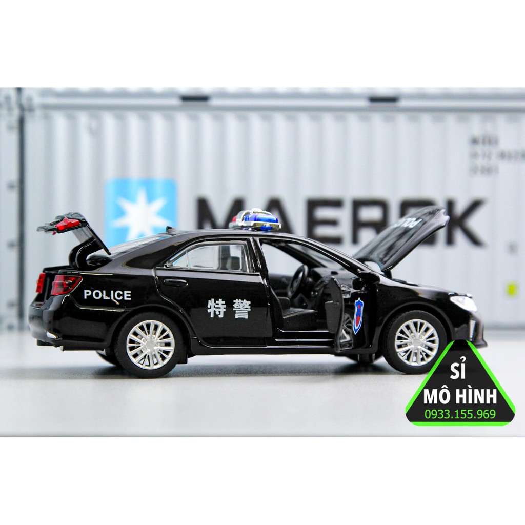 [ Sỉ Mô Hình ] Xe cảnh sát mô hình Toyota Camry Police 1:32