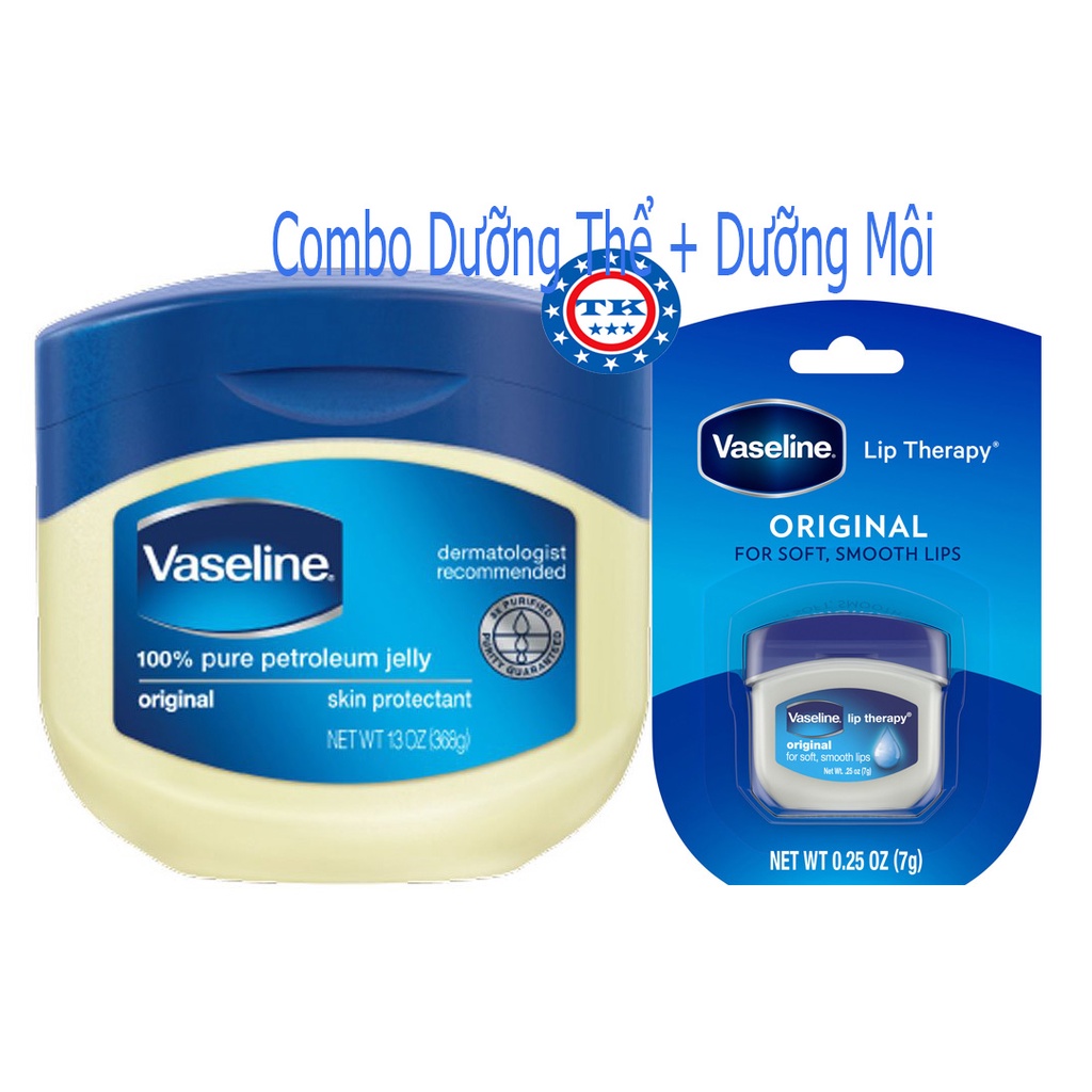Combo Kem dưỡng ẩm toàn thân Vaselin 49G