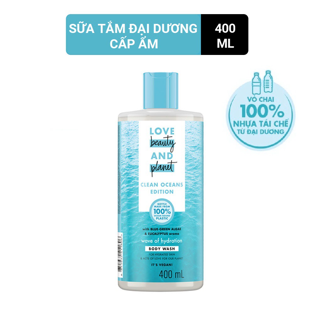 Sữa tắm Love Beauty and Planet Đại Dương cấp ẩm 400ml