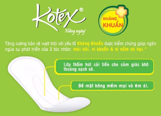 [Rẻ vô địch] Kotex maxi không cánh mặt bông mềm mại