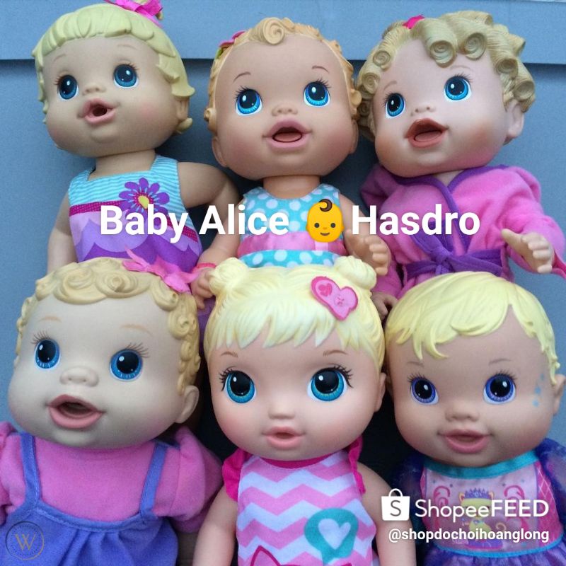 Búp Bê Mỹ Baby Alive Hasbro Tóc Nhựa