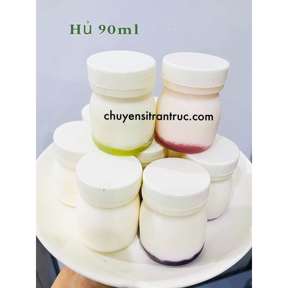 [HÀNG SẴN] Combo 120 hủ nhựa 90ml đựng sữa chua - TranTruc