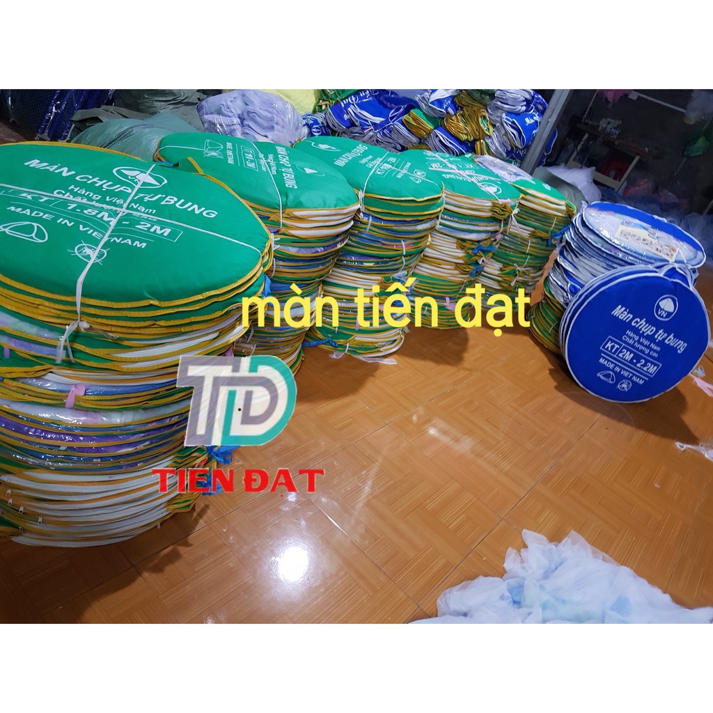 (DEAL CỰC SỐC  )  Màn chụp tự bung đỉnh rộng tiến đạt có chân viền vải cao cấp bảo hành khung  14 Tháng