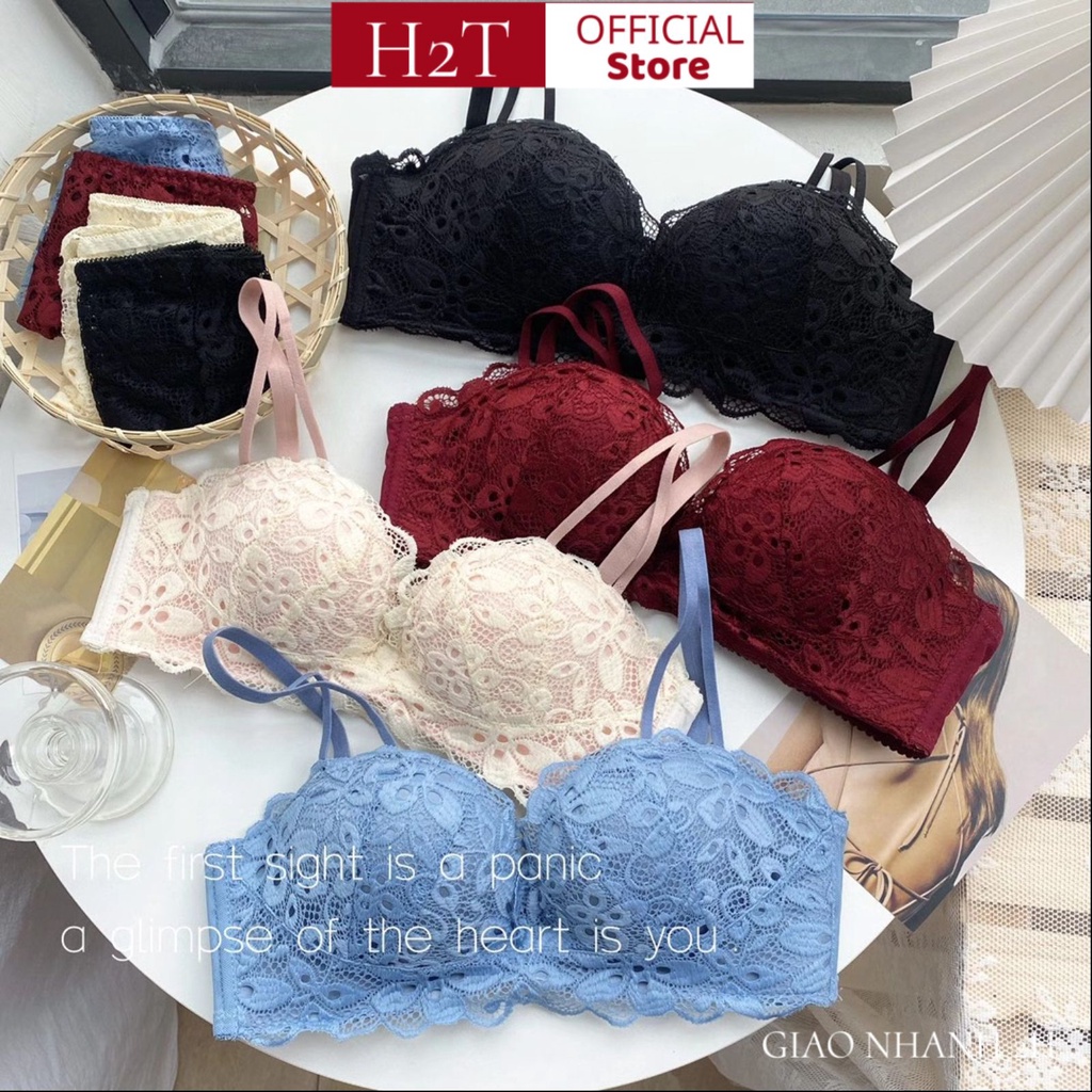 Áo lót nữ ren hoa nâng ngực gợi cảm, không gọng đệm bàn tay sexy quyến rũ H2T | BigBuy360 - bigbuy360.vn