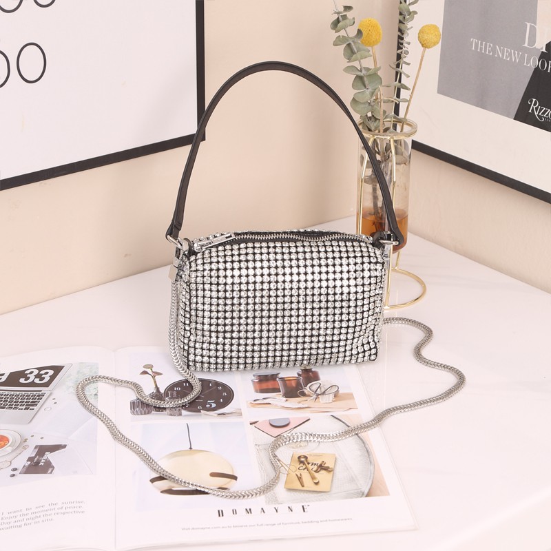 túi kim cương King rhinestone 2020 đính đá lấp lánh full hộp sang chảnh