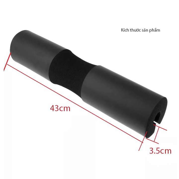 Mút lót vai gánh tạ barbell squat pad JS40