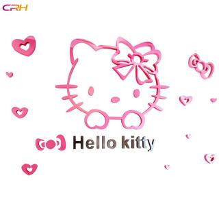 Giấy dán tường hình mèo Hello Kitty