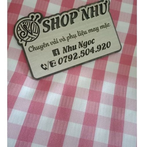 Vải kẻ Carô xương cá