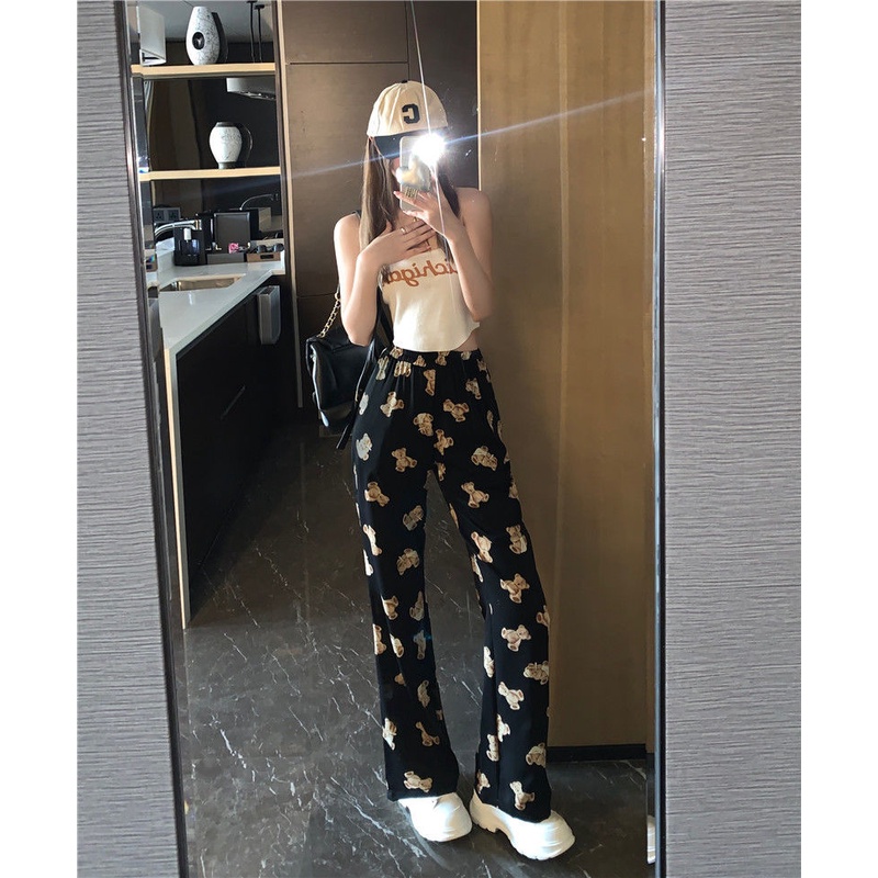 Quần COZOK ống rộng form ôm hợp thời trang