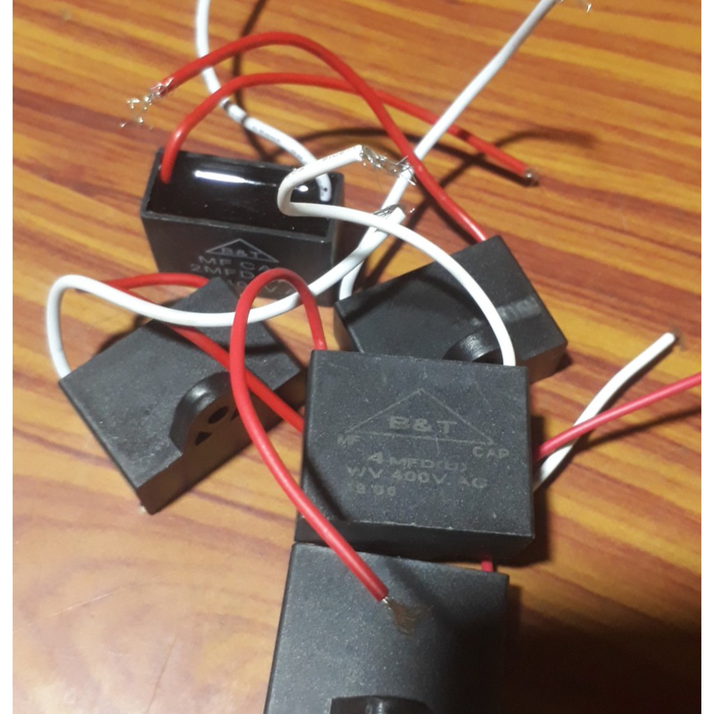 TỤ 4UF 400V - TỤ QUẠT 4UF 400V