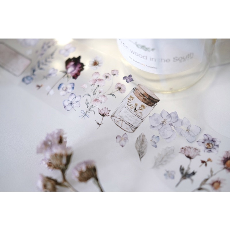 Freckles Tea Vol 1 chiết lẻ chu kỳ 77cm băng dán hình cuộn Spring Tale and Grass