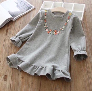 Váy nỉ hoa đuôi cá