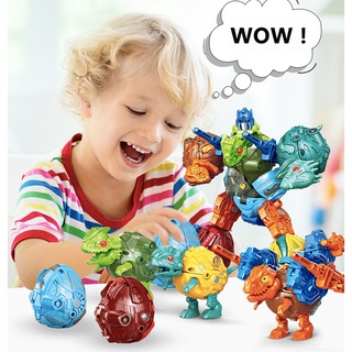 Đồ chơi robot biến hình 6 trong 1 cho bé 2-6 tuổi