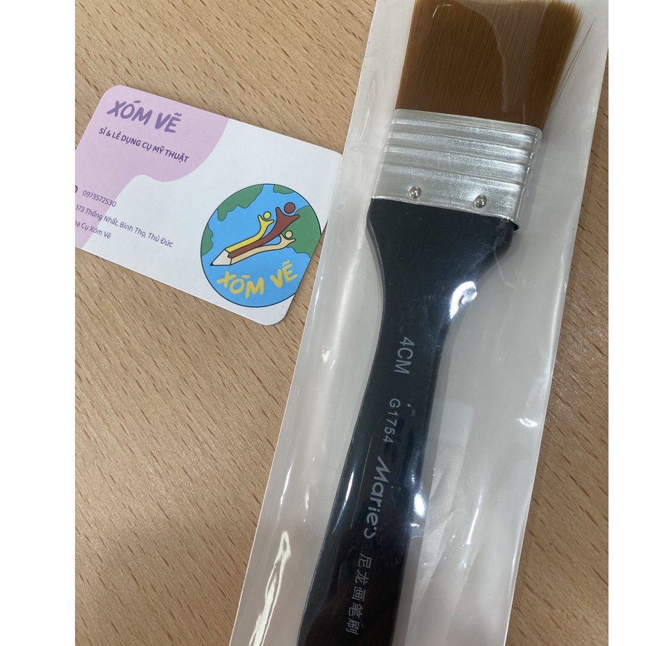 [XÓM VẼ] Cọ bản to/panh-xô Marie's lông nhân tạo G1754 nhiều size.