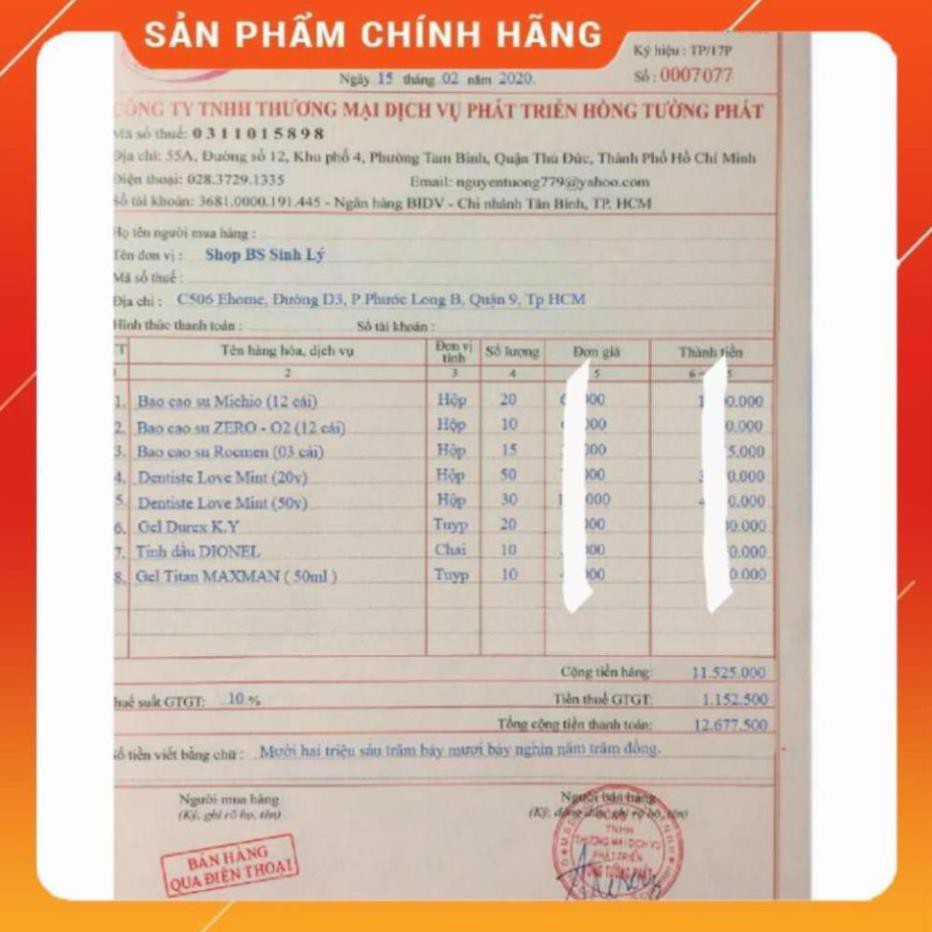 [Hàng USA] Gel Tăng Kích Thước Dương Vật MAXMAN - Chống xuất tinh sớm - Luôn Đưa Nàng Về Đích /áo mưa