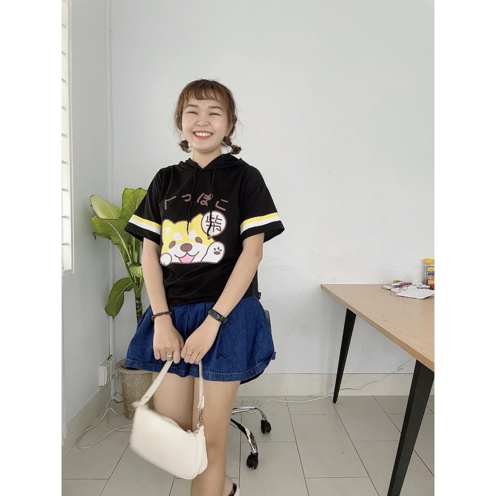 HÌNH THẬT - Áo hoodie cotton tay lỡ mùa hè cún - mèo  hot 2021 | BigBuy360 - bigbuy360.vn