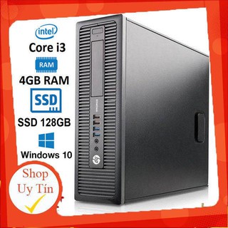 Máy tính để bàn HP ProDesk 400G1/600G1 SFF CPU intel core i3 4150 - Ram DR3 4GB - Ổ cứng SSD 128GB. Quà Tặng