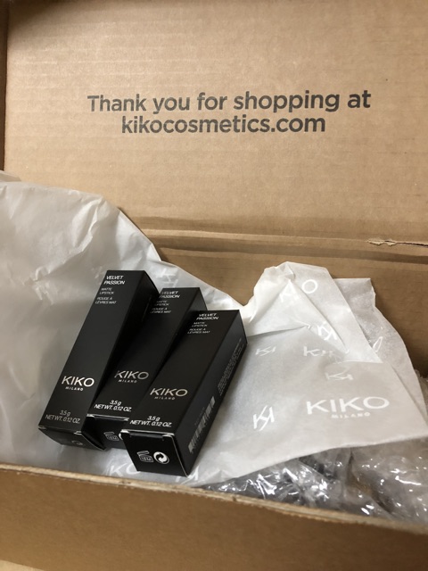 CÓ SẴN SON KIKO VELVET ORDER KIKO UK ĐỦ BILL