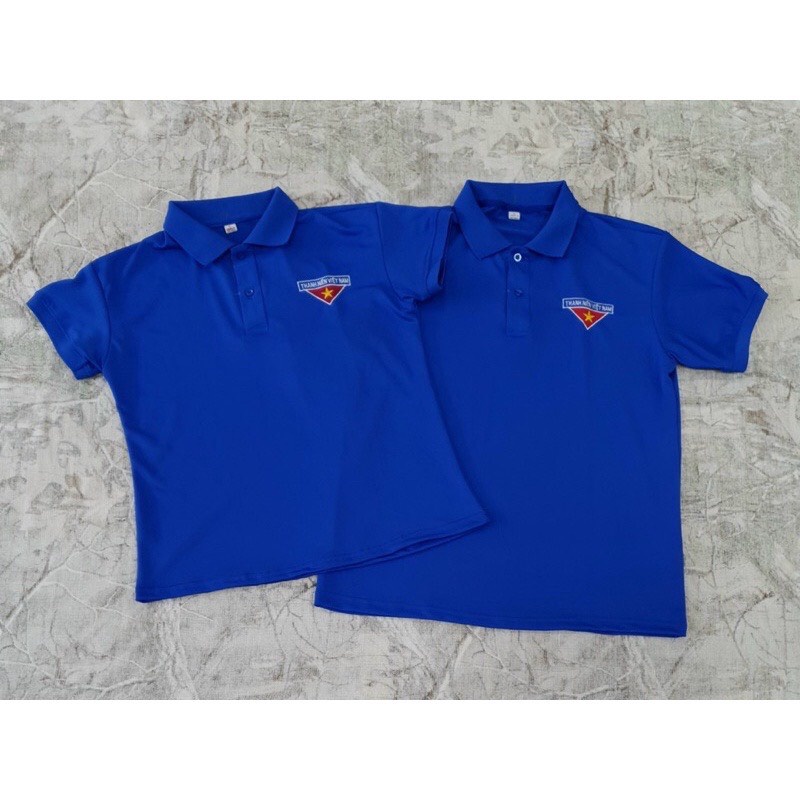 Áo Polo đoàn thanh niên thiết kế DONGPHUCBONMUAOFFICIAL chất vải lacoste thoáng mát, form dáng đẹp size nam,nữ