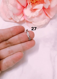 Nhẫn bạc Thái xoắn dây