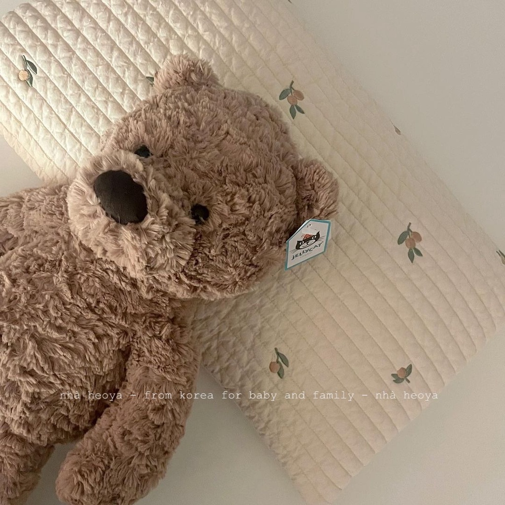 GỐI DOTTODOT MALOLOTTE KÈM RUỘT QUILTING THÊU HANDMADE HÀN QUỐC CHO BÉ