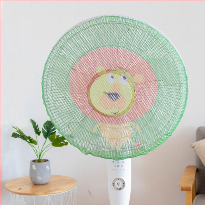 Lưới vải bọc quạt hình thú giữ an toàn cho bé