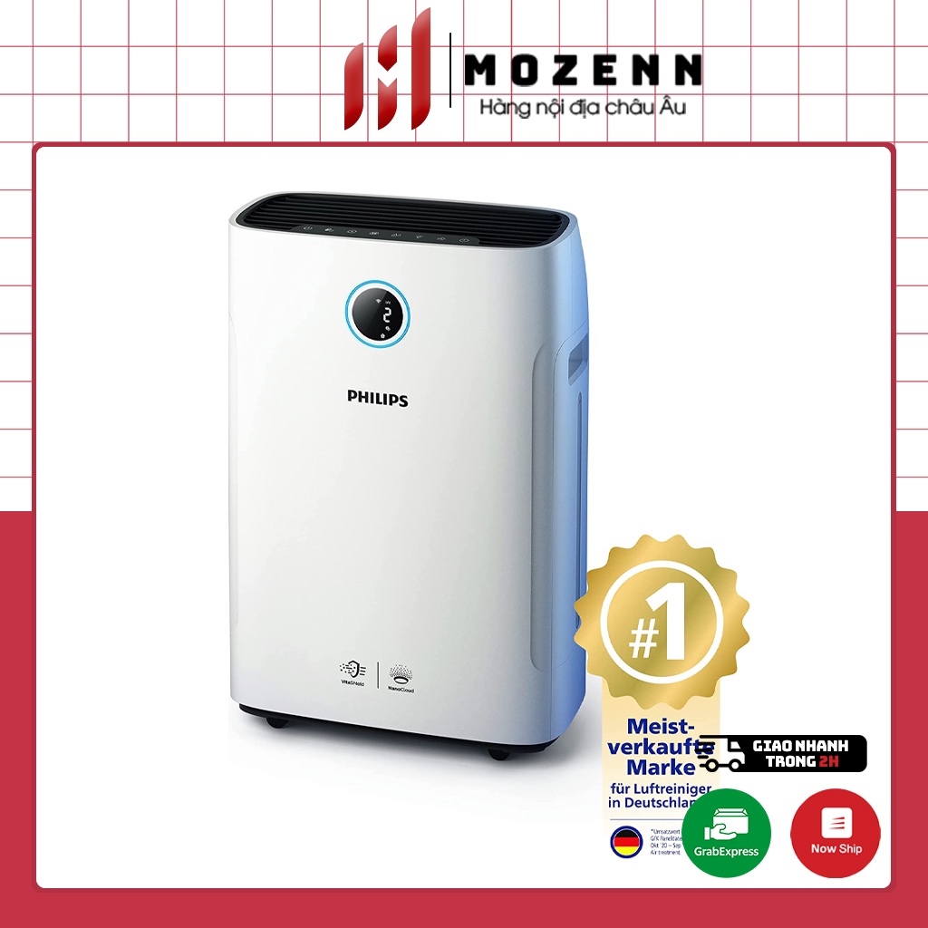 Máy lọc không khí kèm tạo ẩm Philips AC2729/10 [nhập Đức chính hãng]
