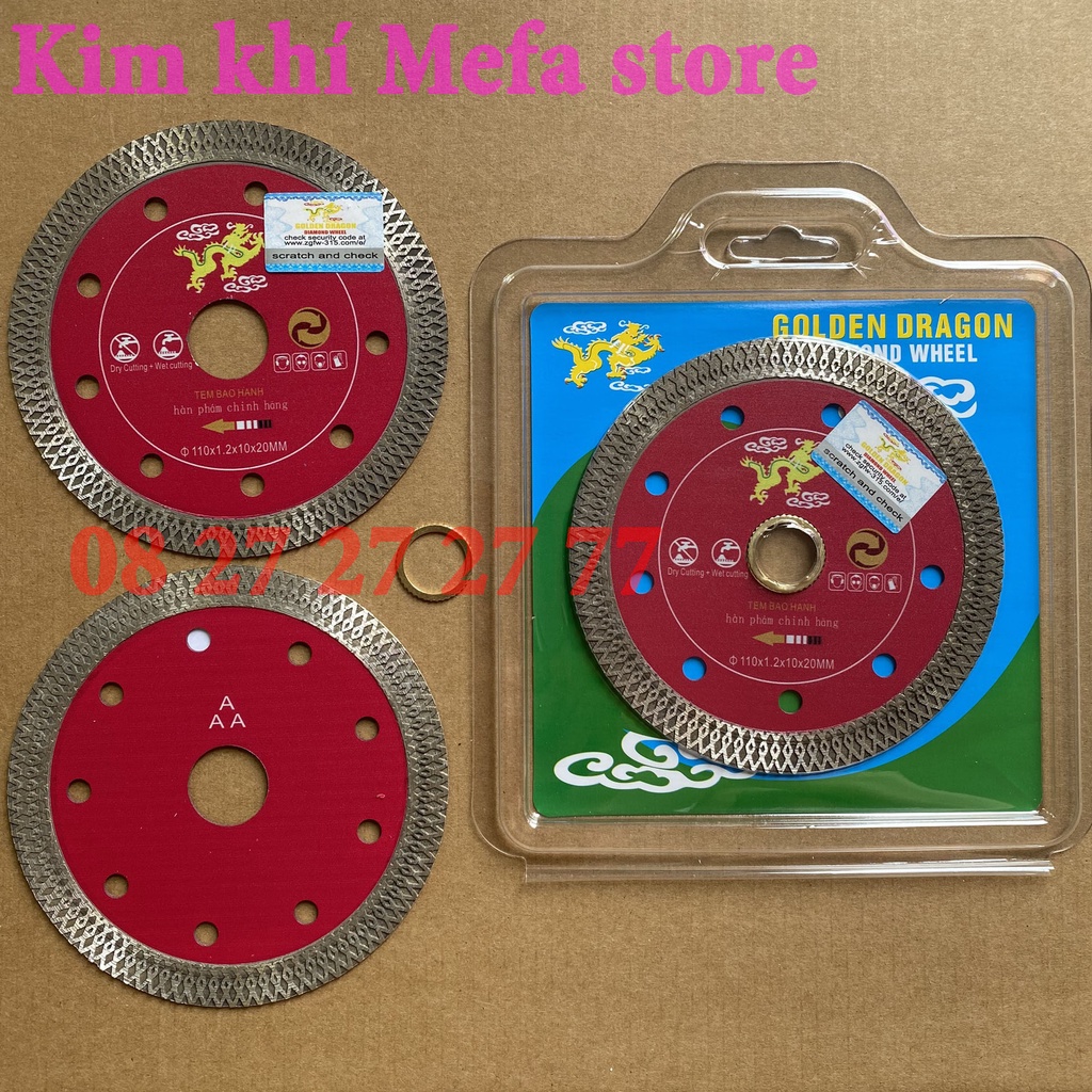 Lưỡi cắt gạch Rồng vàng 110 - Lưỡi cắt đa năng máy cắt cầm tay Golden Dragon