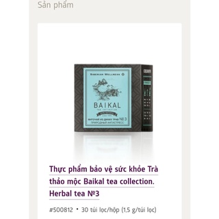 Trà ngủ ngon n3 thảo mộc siberi baikal tea n3