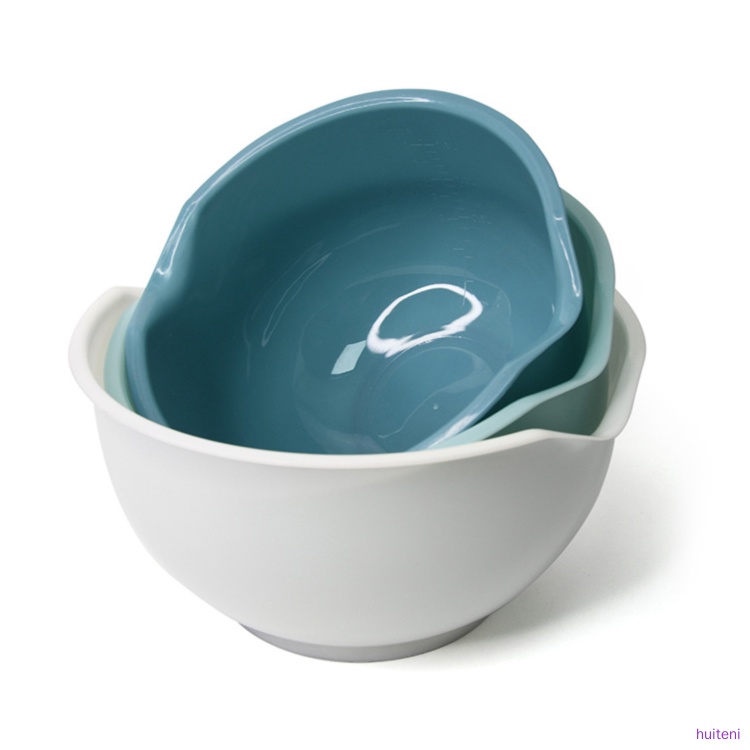 Set 3 Bát Nhựa Trộn Salad Rau Củ Quả Tiện Lợi