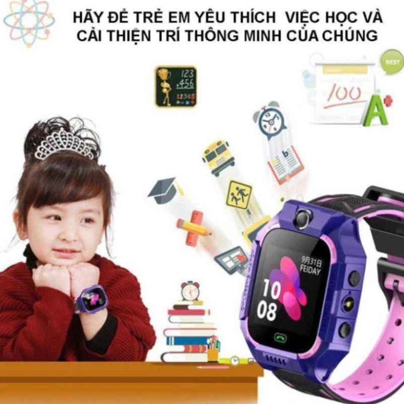 Đồng Hồ Định Vị Thông Minh Z6 Dành Cho Trẻ Em Định Vị LBS Kid Có Sim Nghe Gọi Tiện Lợi