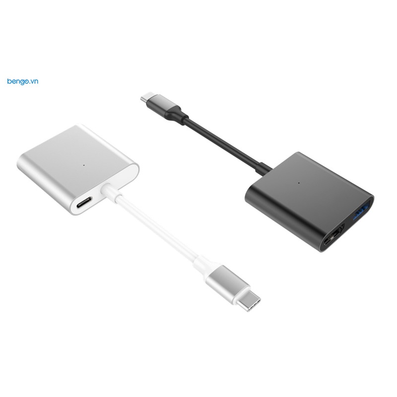 Cổng chuyển USB-C to HDMI/USB 3.1/USB-C Hyperdrive 4K HDMI 3-in-1