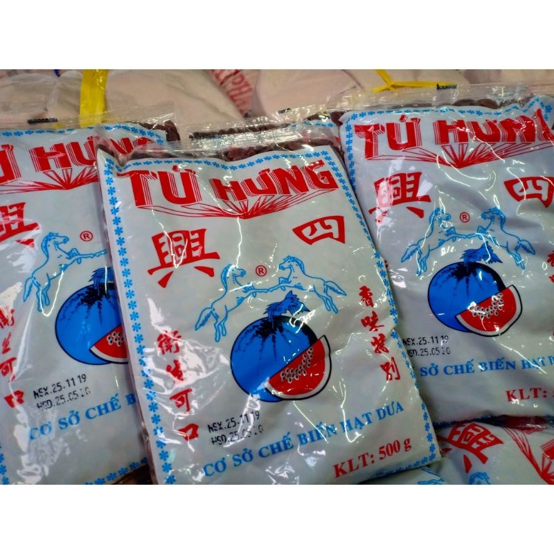 Hạt dưa không màu Tứ Hưng 500g