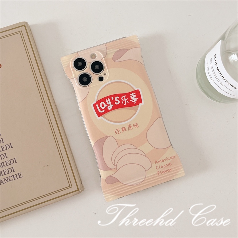 Ốp Điện Thoại TPU Mềm Chống Sốc Họa Tiết Khoai Tây Chiên Cho iPhone 14 13 12 11 Pro Max SE2020 X Xr Xs Max 8 7 6 6s Plus