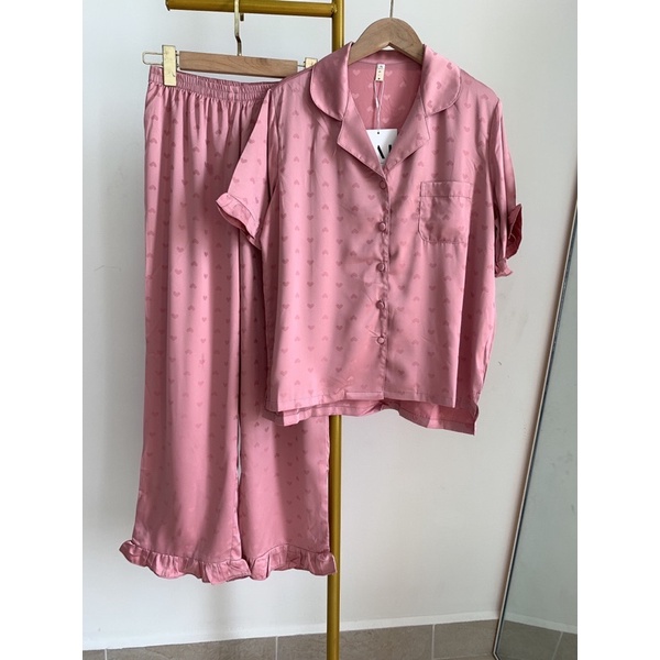 Đồ Bộ Pijama Bằng Lụa Mềm Mịn