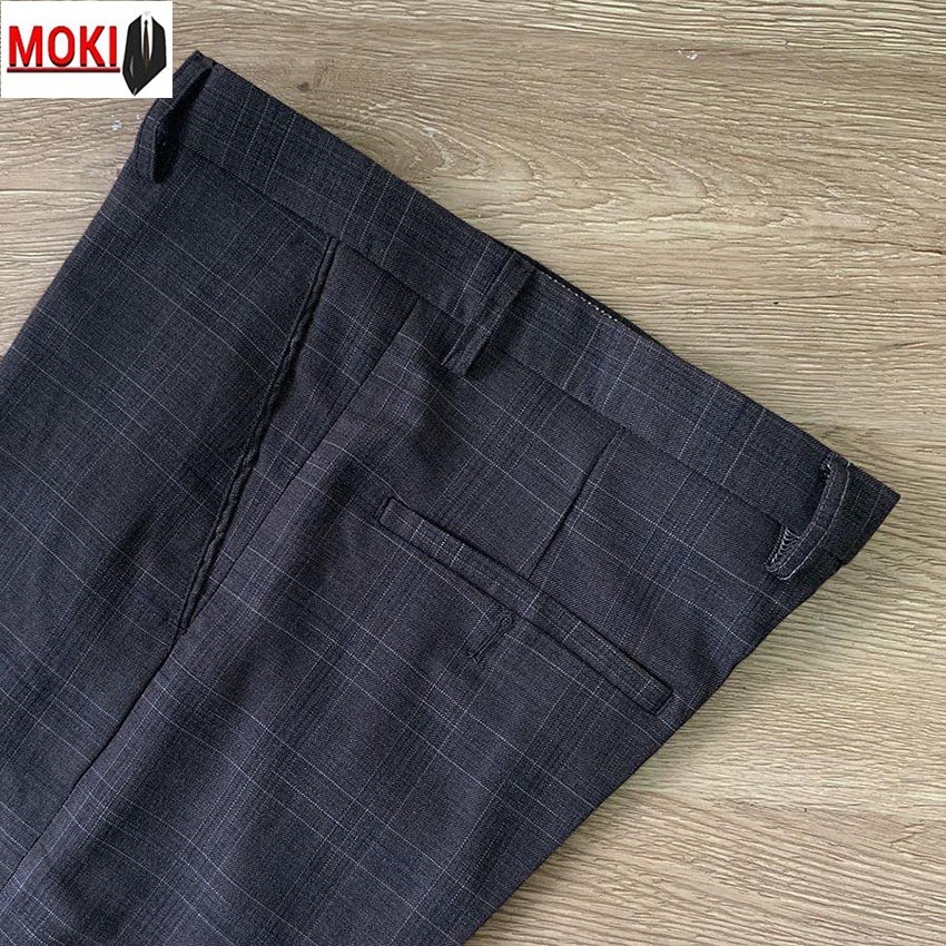 Quần âu kẻ sọc MOKI chất vải cotton cao cấp , chuẩn thiết kế hàn quốc, cực tôn dáng, không bai xù | BigBuy360 - bigbuy360.vn