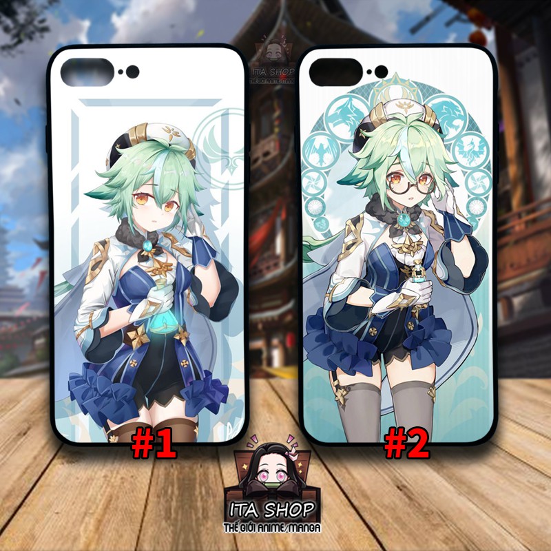 Ốp lưng Genshin Impact - Sucrose - Ốp Lưng Anime I.phone 5s 6 6s 6s+ 7+8+ X Xs Xr 11 11 pro max 12 12 pro max