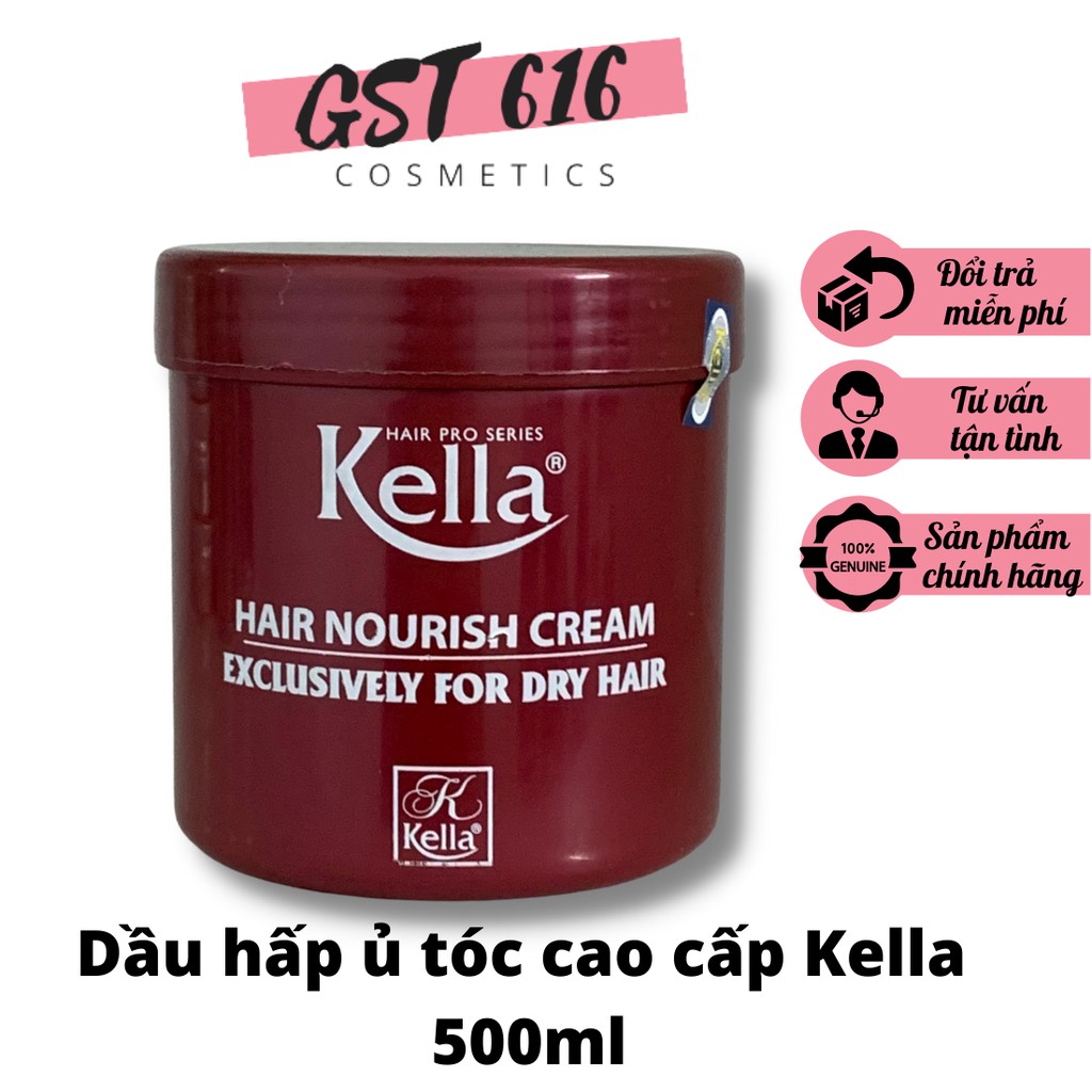 Ủ tóc Kella 500ml dưỡng tóc giúp tóc luôn mượt mà siêu khỏe