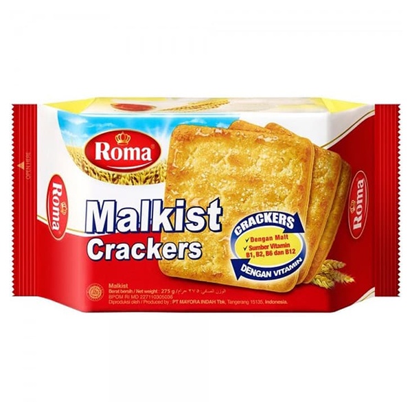 Bánh Quy Giòn Roma Malkist Crackers (Gói 135g)