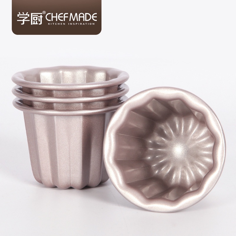 CHEFMADE Khuôn Làm Bánh Mousse Hình Chuông Vàng Wk9772