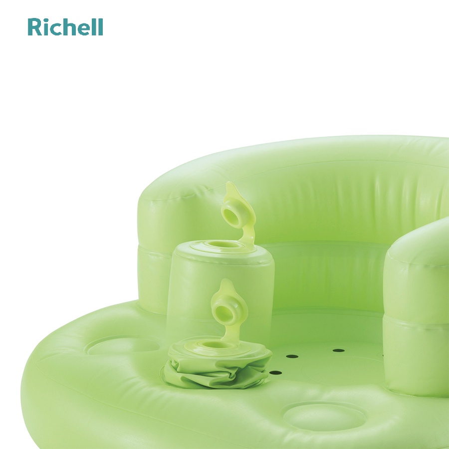 Ghế hơi tập ngồi cho bé Richell bảo vệ xương sống chống trơn trượt