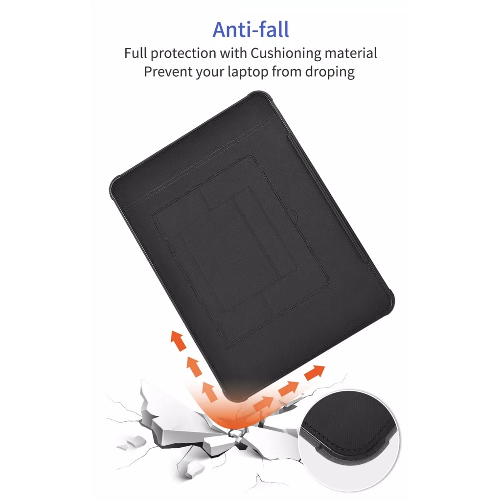Bao Wiwu Defender Stand Case bao máy tính xách tay chống sốc có gắn từ tính - Hàng chính hãng