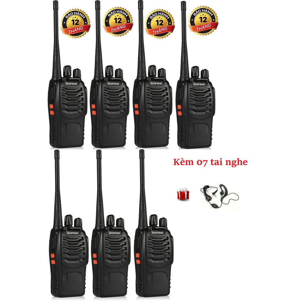 Bộ 7 Bộ đàm Baofeng 888s