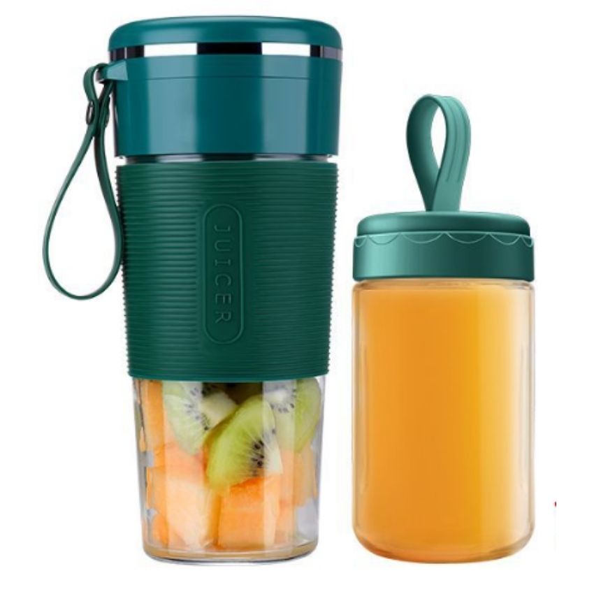 Máy xay sinh tố cầm tay mini đa năng, hàng cao cấp JUICER. Cốc thủy tinh, Pin Sạc 3000mAh. Bảo hành 12 Tháng - XUKI MART
