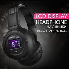 Tai nghe chụp tai bluetooth không dây N65 music sành điệu cao cấp màn hình LCD hỗ trợ thẻ nhớ, đài FM stereo cho  đt