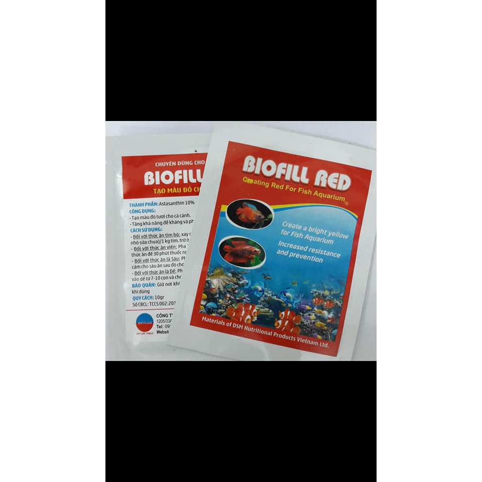 Biofill Red_Tạo màu cho cá cảnh