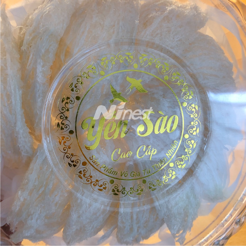 Tem dán hộp yến sào ánh kim cao cấp hình tròn giá rẻ combo 50 cái - Sỉ lẻ phụ kiện ngành yến giá tốt