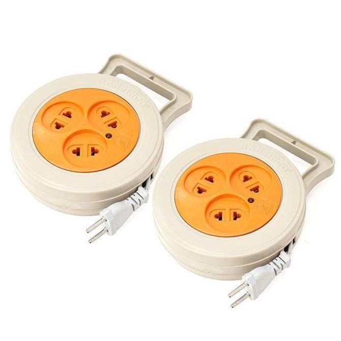 Ổ CĂM ĐIỆN XOAY TRÒN 3 LỔ CẮM, DÂY 5M - 528