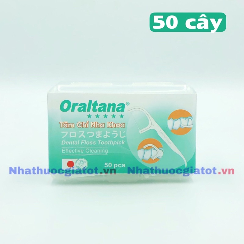 Tăm chỉ nha khoa Oraltana - Tiện dụng an toàn, không làm hại nướu